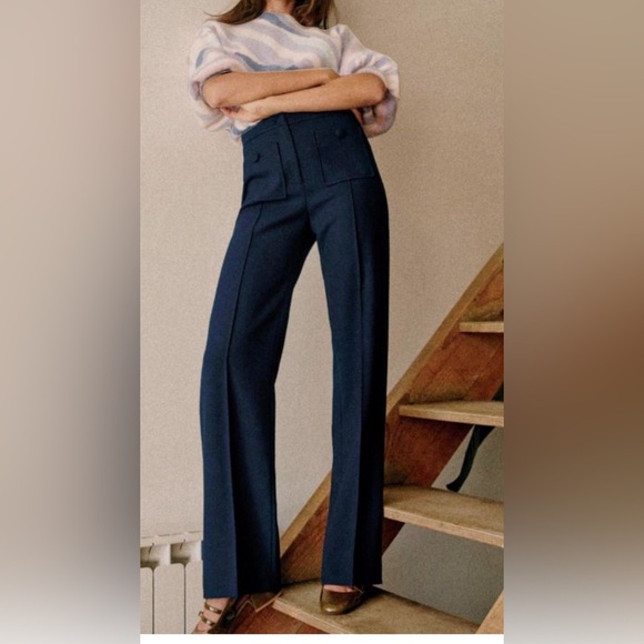 Sezane Dan Trouser NWT - Picture 1 of 5